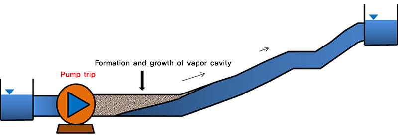 Formation and growth of vapor cavity_Fluid network analysis