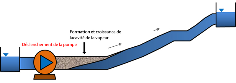 Formation and growth of vapor cavity_Fluid network analysis